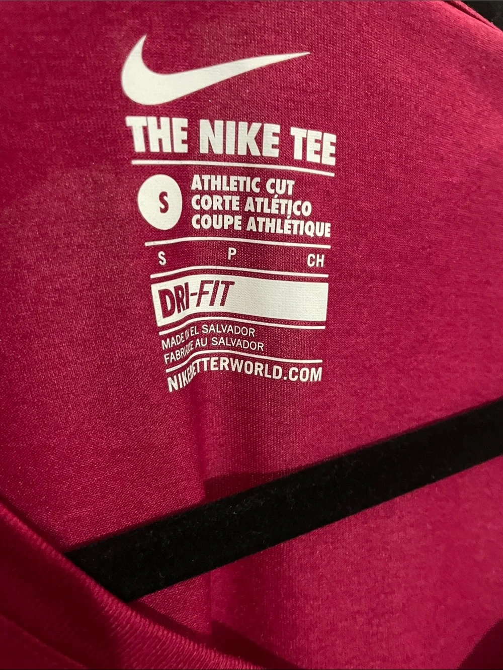 Nike Women's Dri-FIT V-Neck Tee - Raspberry Pink